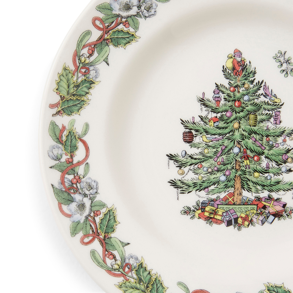 Spode Christmas Tree Wreath Tea Plate image number null